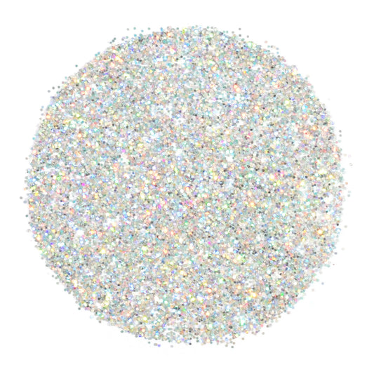 Holografisk glitter - Sølv