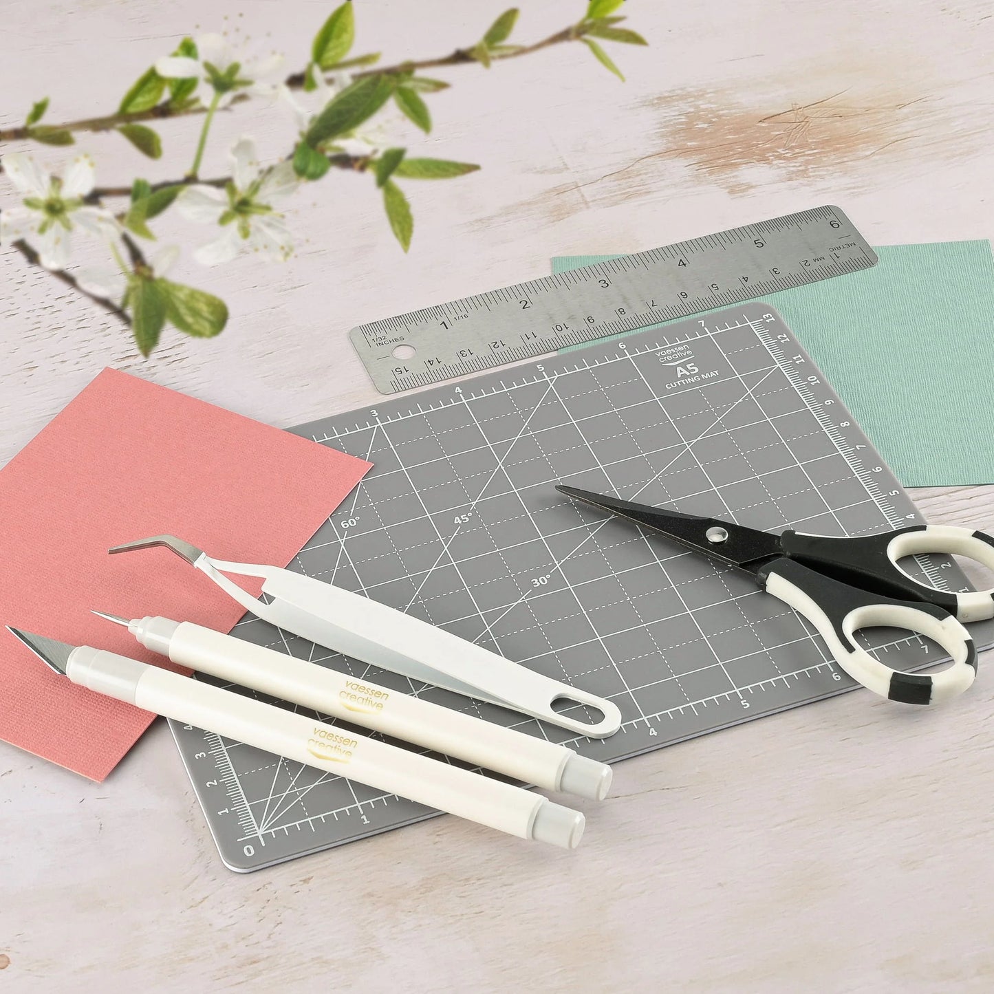 Hobbysæt skæreværktøj - A5 - 6 dele