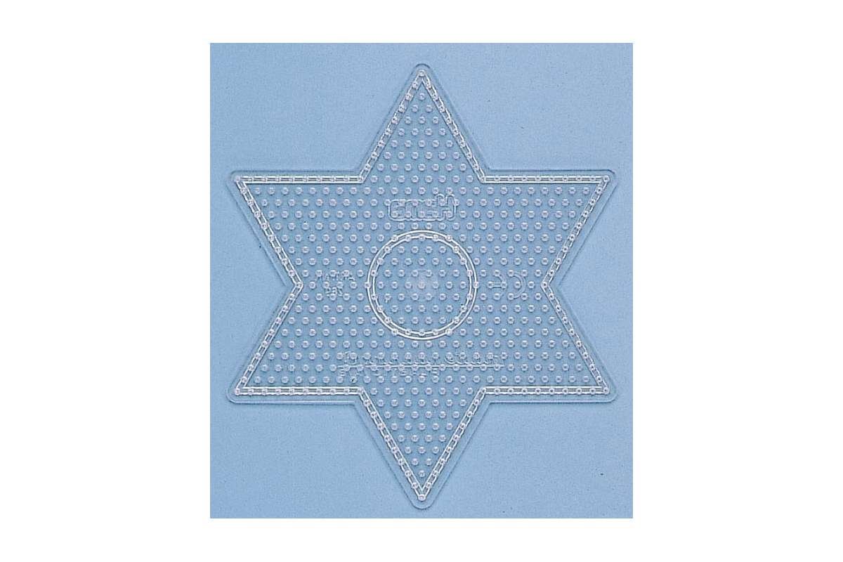 Hama stiftplade stjerne stor 14,5x16,5cm TR