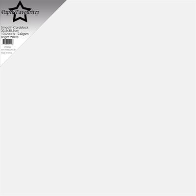 Paper Favourites Smooth Cardstock "Bright White"