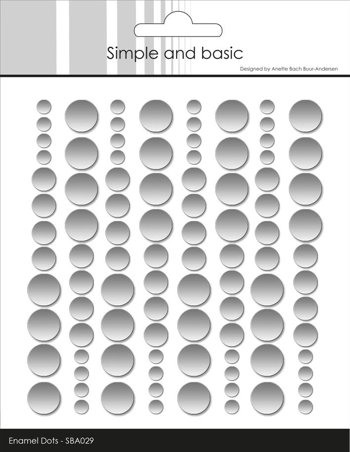 Simple and Basic Enamel Dots – “Metallic Silver Matte”