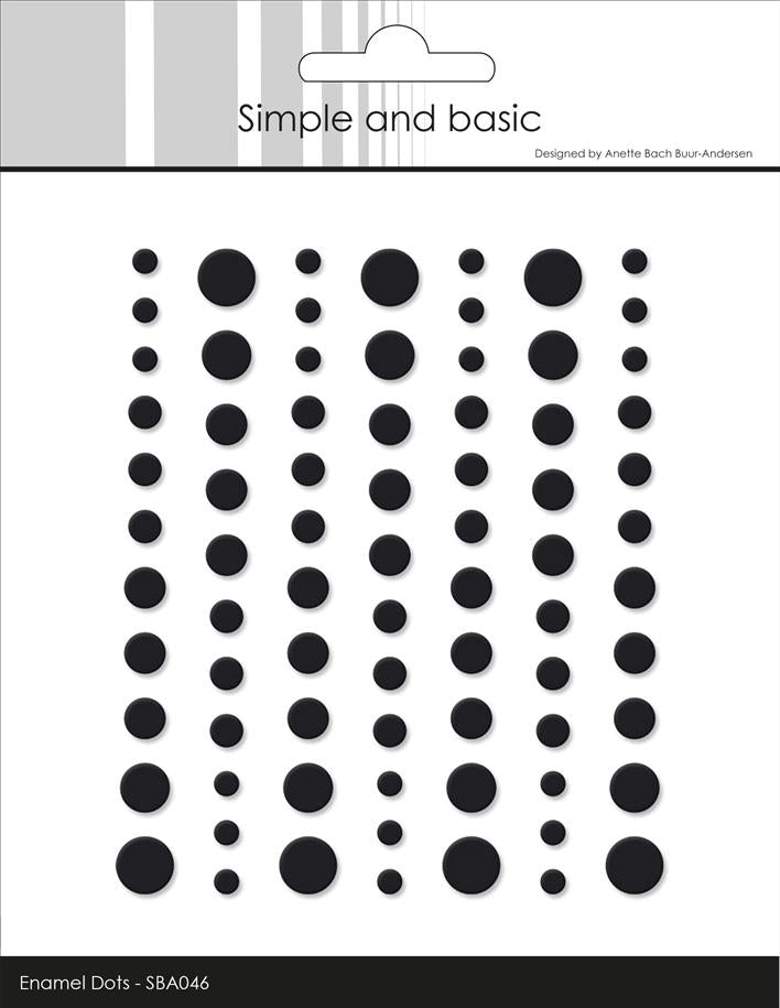 Simple and Basic Matte Enamel Dots – “Black”