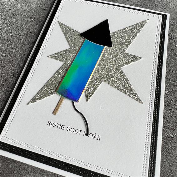 Simple and Basic die “New Years Rocket”