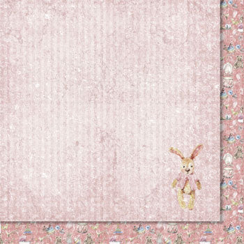 Felicita Design karton – 30×30 cm - Lille Kanin – rosa