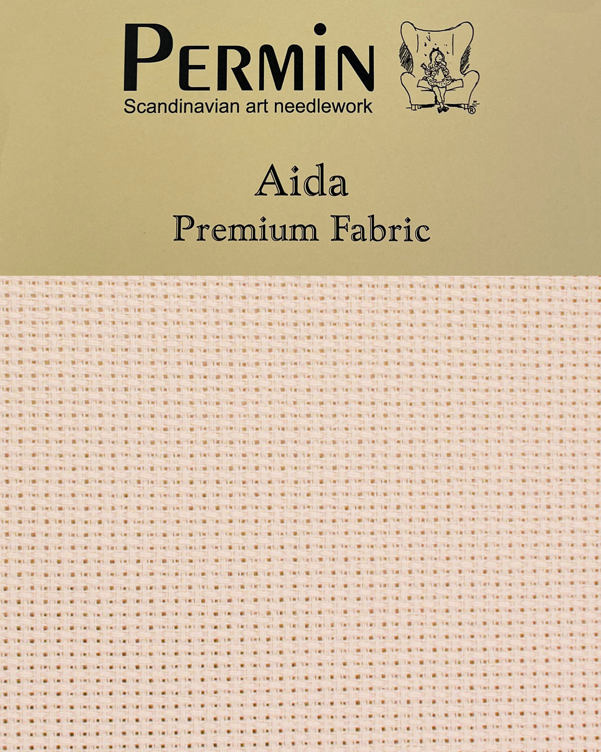 Aida 5,4 tråd – (43 x 50 cm) - Icelandic beige