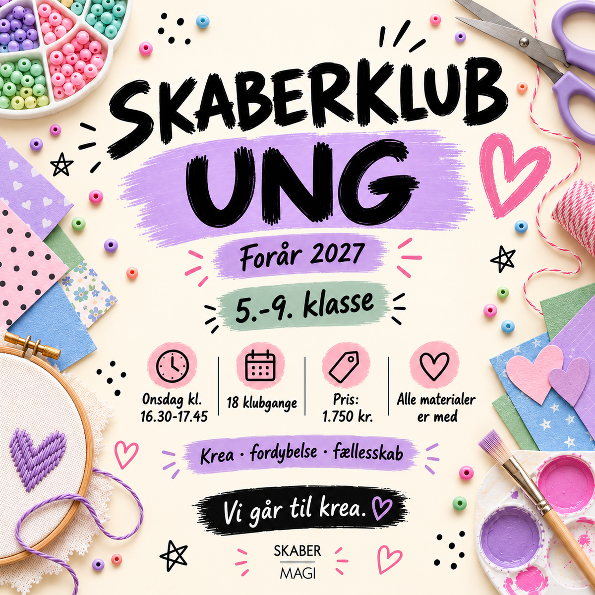SkaberKlub Ung · Forår 2027