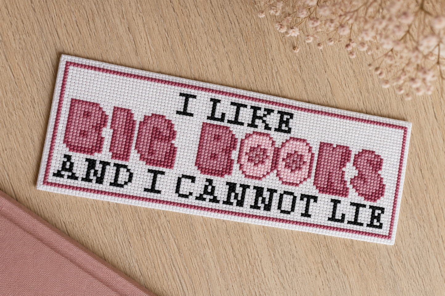 Mønster til Download - Bogmærke - I like big books