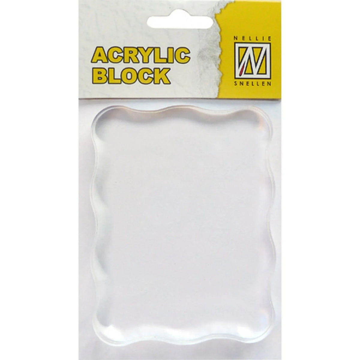 Akryl stempelklods 70x90x8mm