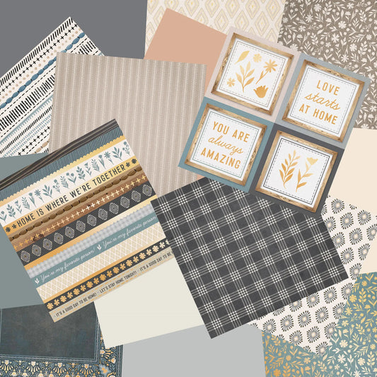 Craft Smith Modern Homestead 30x30 cm Papir Pakke (MSE7930)