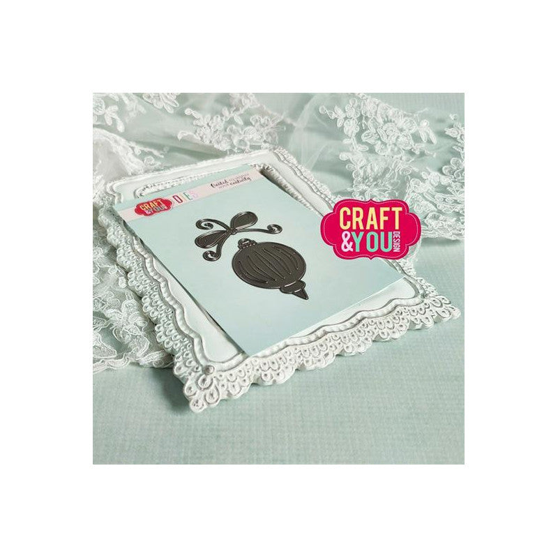 Craft & You Dies - Christmas Ball With A Bow