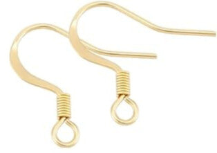 Ørekroge - Forgyldt Stål