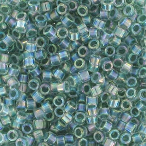 Miyuki Delica 11/0 DB0084 - Sea Foam Lined Crystal AB