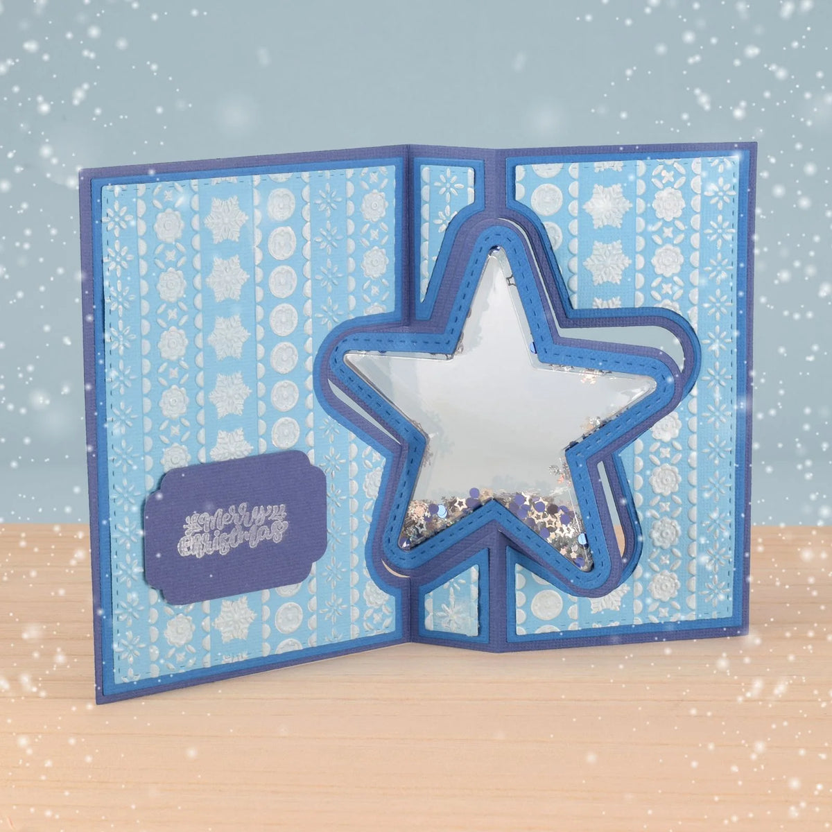 Mixed Media Stencil – Scandinavian Christmas