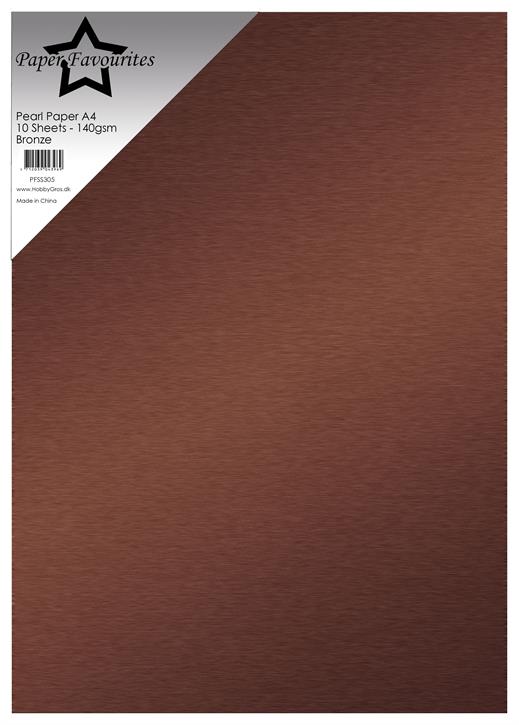 Paper Favourites Pearl Paper "Bronze"