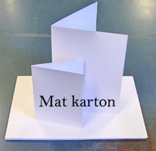 Basis Karton – Mat Hvid – A4
