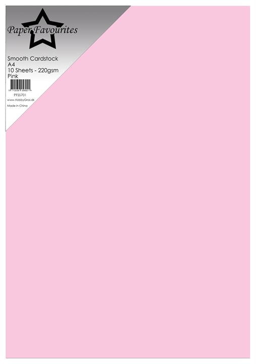 Paper Favourites Smooth Cardstock "Pink"