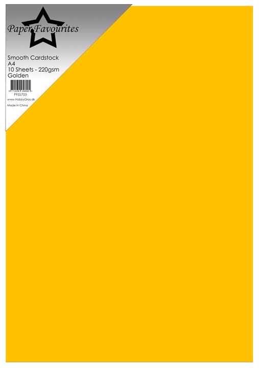 Paper Favourites Smooth Cardstock "Golden"