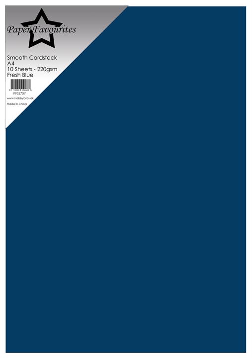 Paper Favourites Smooth Cardstock "Fresh Blue"
