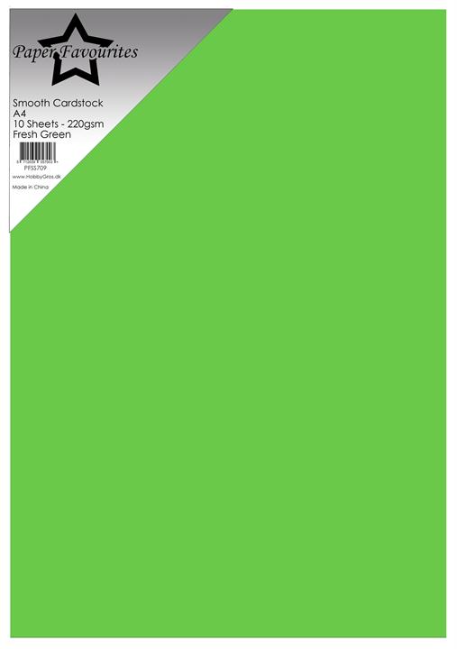 Paper Favourites Smooth Cardstock "Fresh Green"