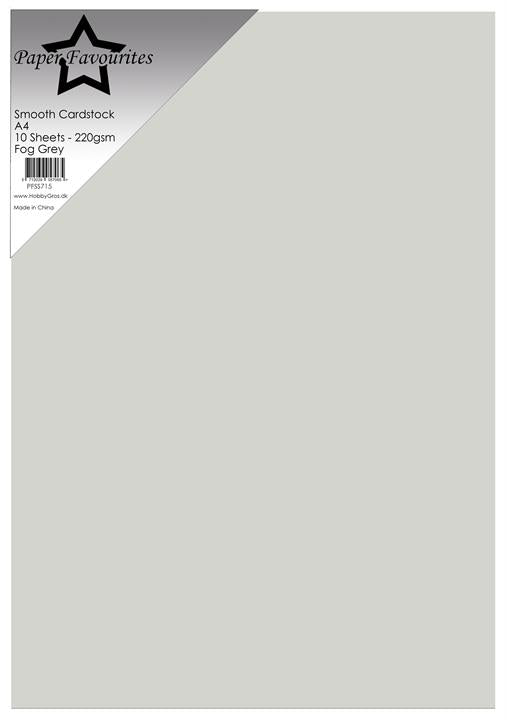 Paper Favourites Smooth Cardstock "Fog Grey"