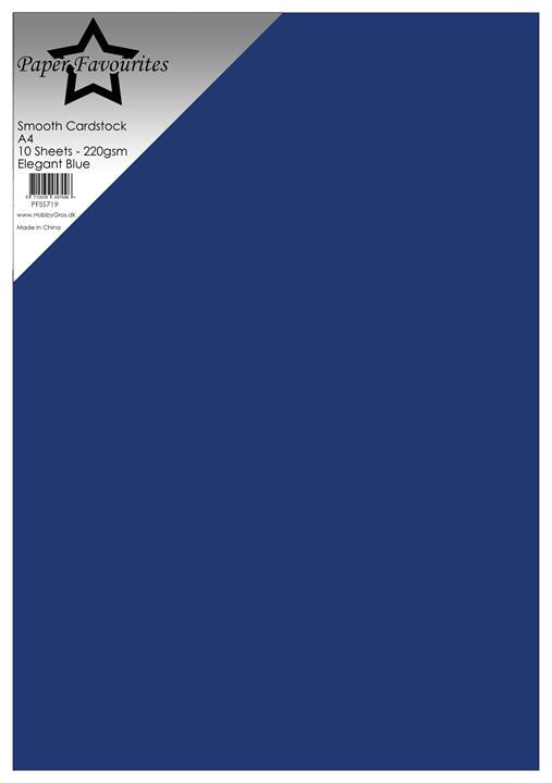 Paper Favourites Smooth Cardstock "Elegant Blue"