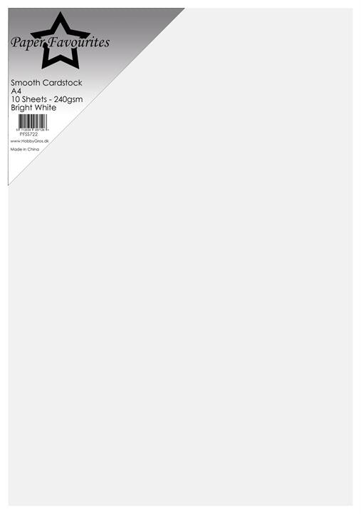 Paper Favourites Smooth Cardstock "Bright White"