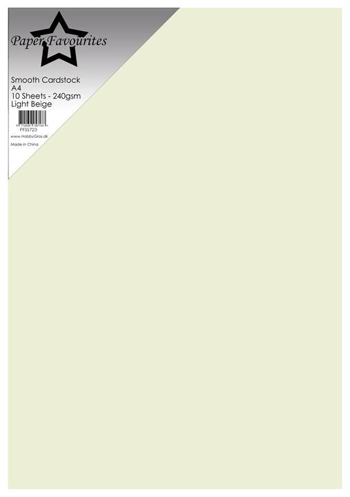 Paper Favourites Smooth Cardstock "Light Beige"