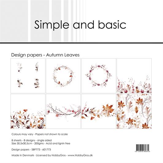 Simple and Basic Design Papers "Autumn Leaves" SBP773