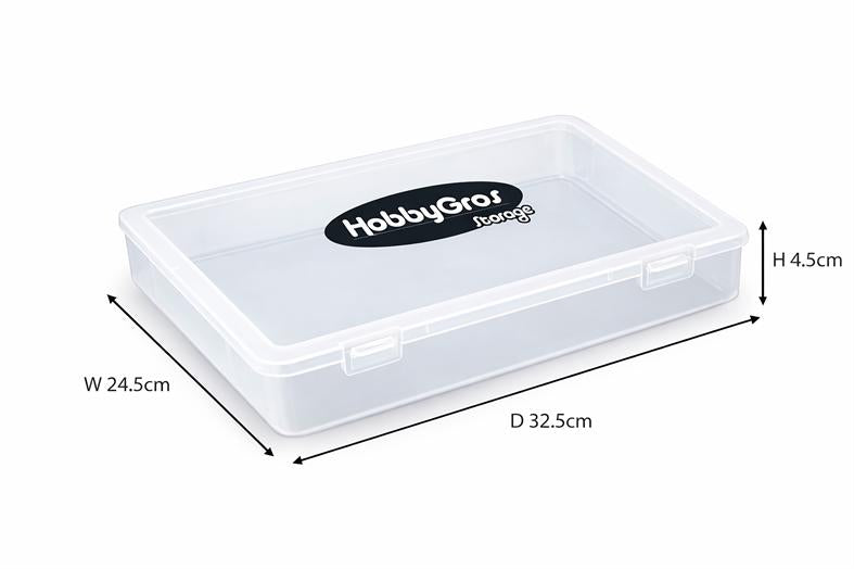 HobbyGros opbevaringsboks til designpapir · A4