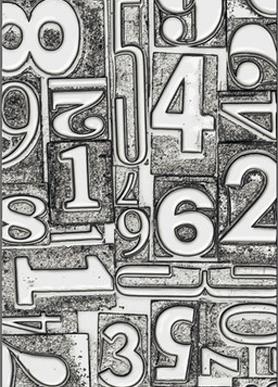 Sizzix/Tim Holtz 3D Embossing Folder "Vault - Numbered Large"