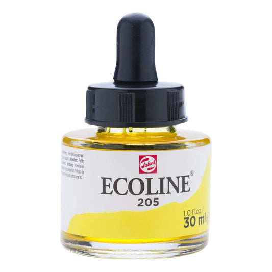 Ecoline Akvarelblæk - Citrongul 205