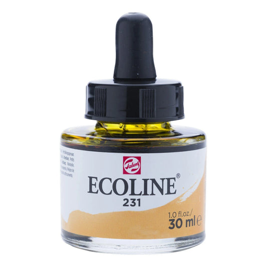 Ecoline Akvarelblæk - Gylden Okker 231