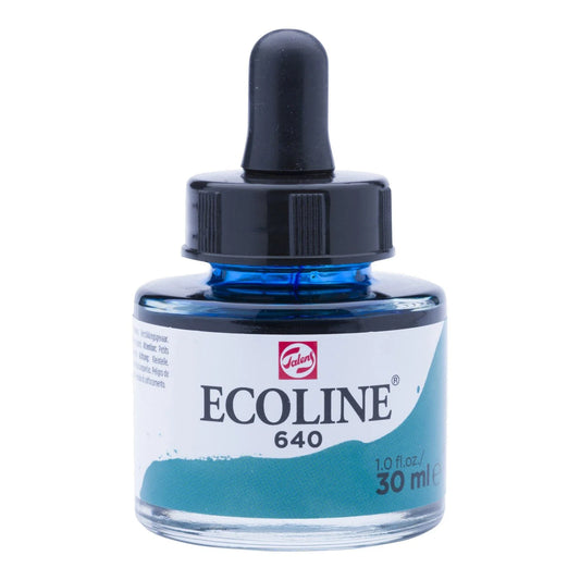 Ecoline Akvarelblæk - Blue Green 640