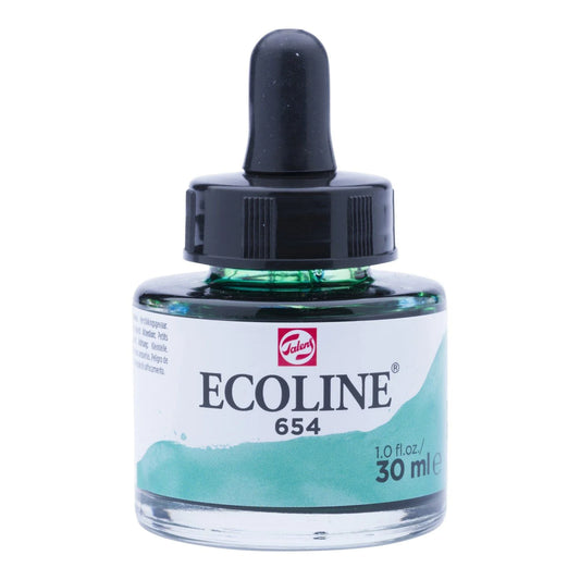Ecoline Akvarelblæk - Pine Green 654