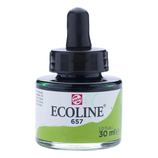 Ecoline Akvarelblæk - Bronze Green 657