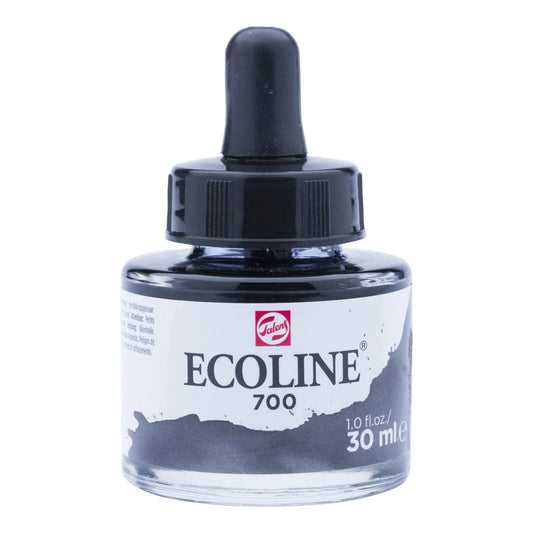Ecoline Akvarelblæk - Black 700