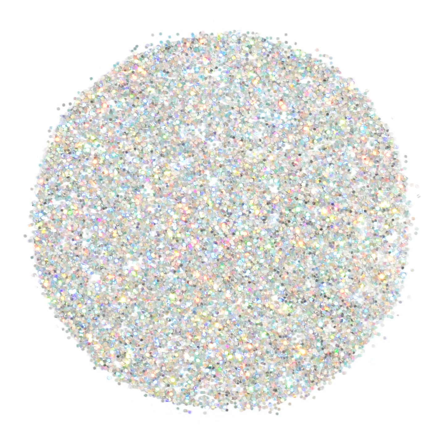 Holografisk glitter - Sølv