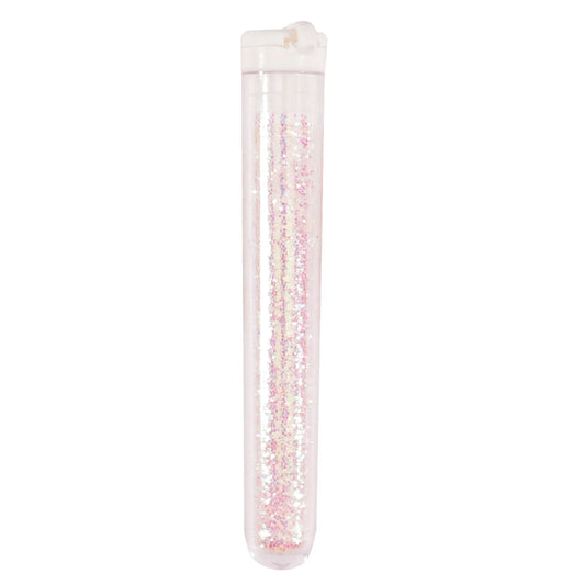 Holografisk glitter - Hvid/Rosa