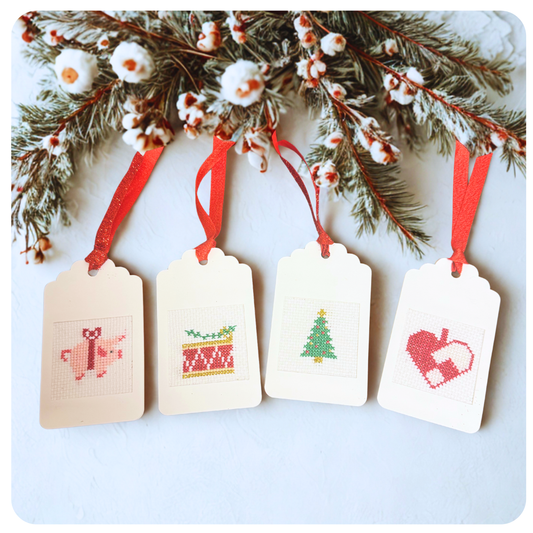 Mønster til Download - Gavemærker - DANSK JUL