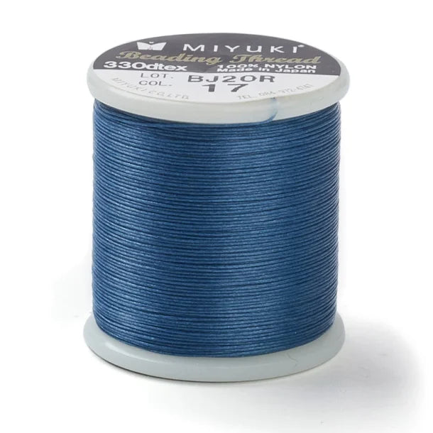 Miyuki nylon sewing thread 0.25mm, gold 50m