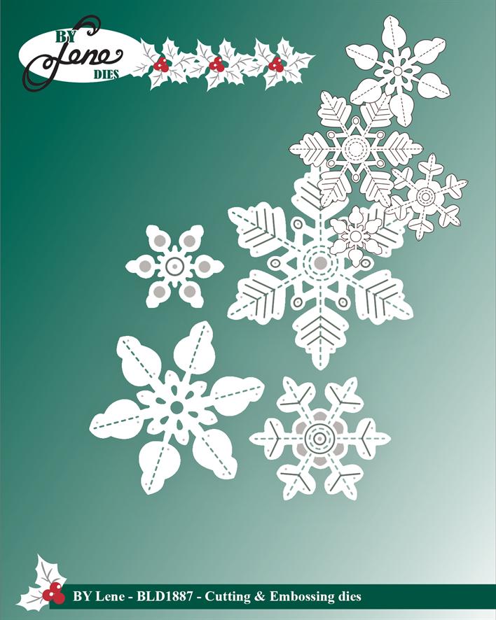 BY Lene Dies "Snowflakes" BLD1887