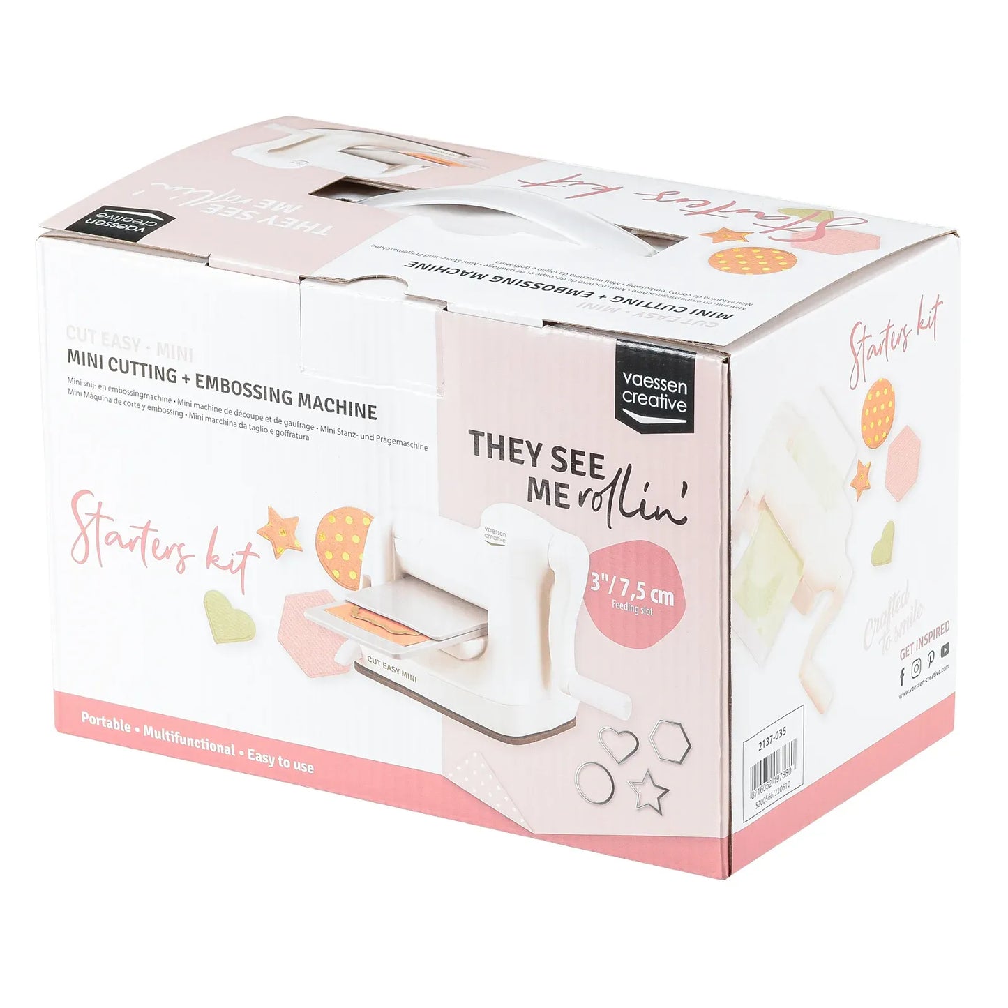 Cut Easy Mini Die-cutting & embossing maskine - HVID