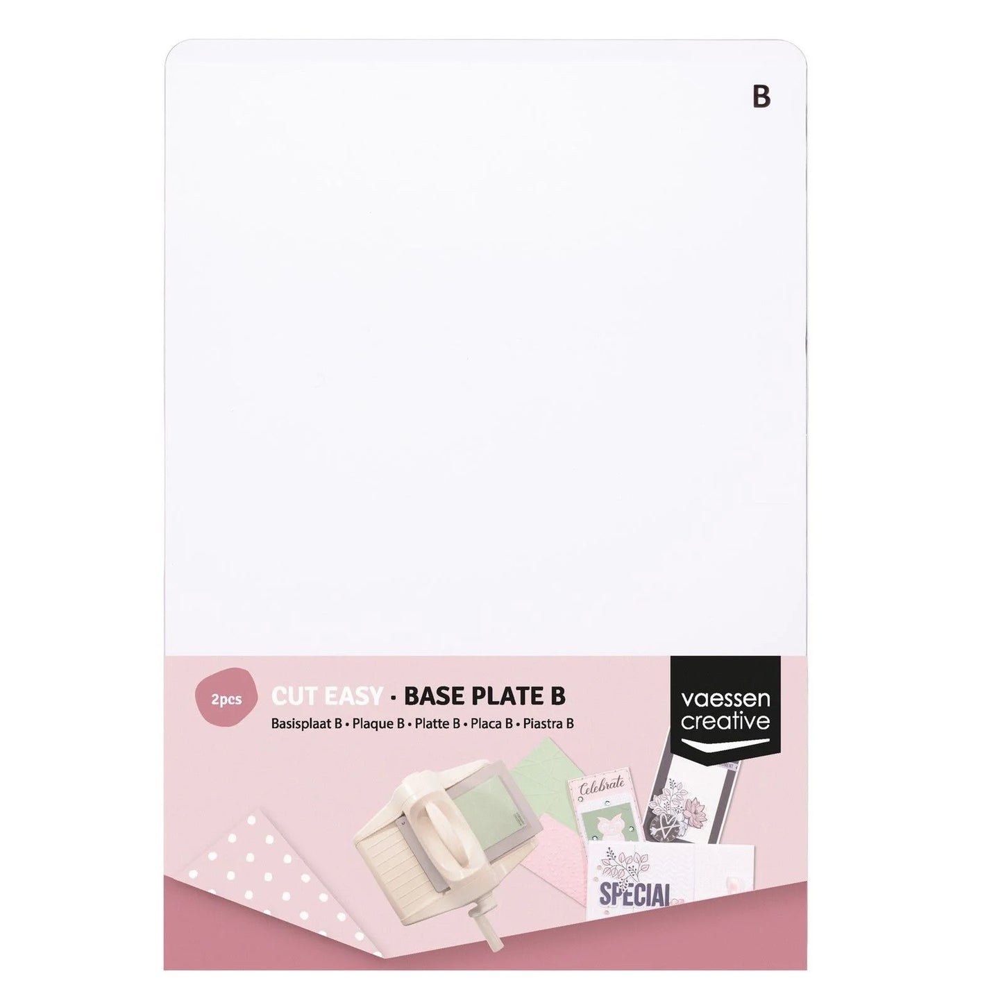 Vaessen Creative - Cut Easy Base plade (B) 2 stk