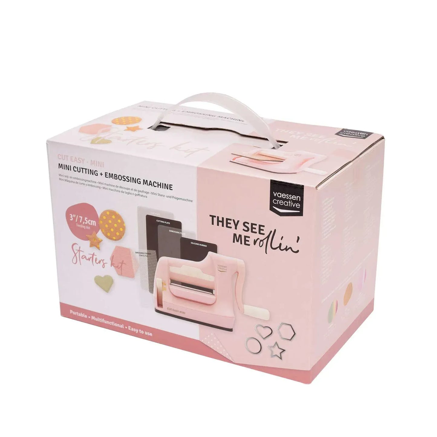 Cut Easy Mini Die-cutting & embossing maskine - LYSERØD