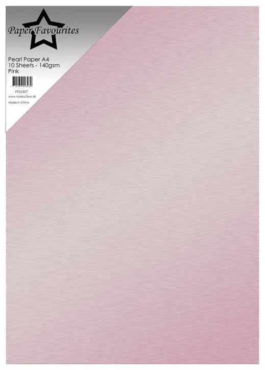 Paper Favourites Pearl Paper "Pink"