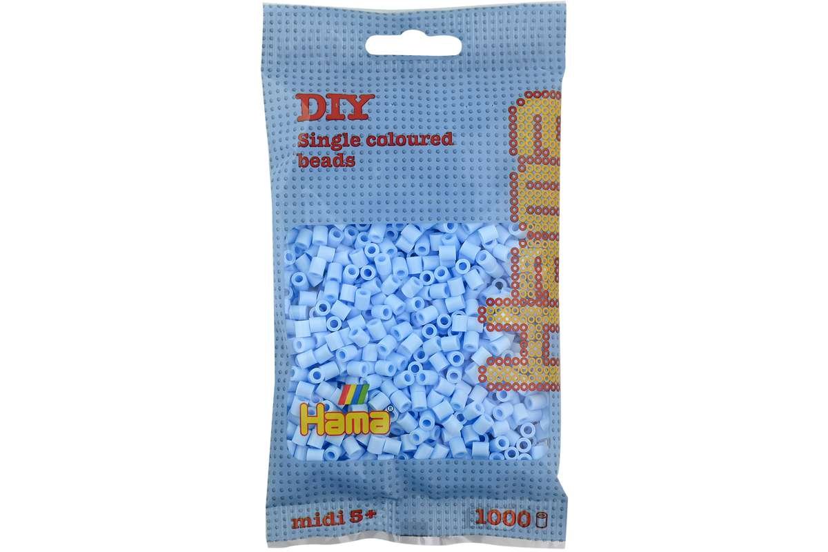 HAMA Midi perler · 1000 stk. · Pastel isblå