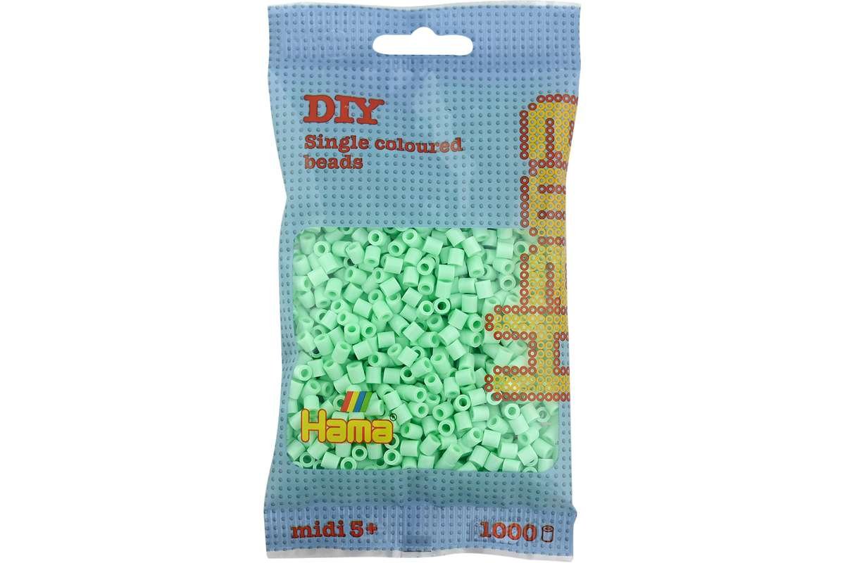 HAMA Midi perler · 1000 stk. · Pastel mint
