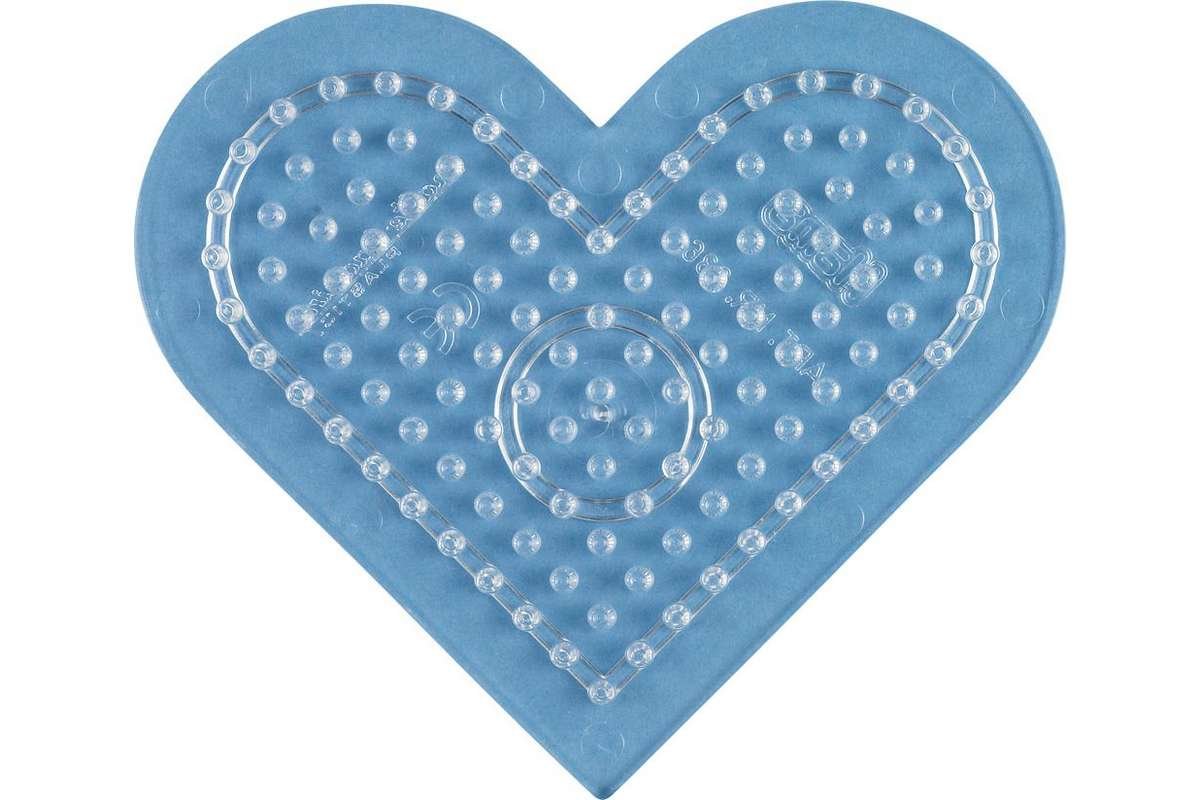 Hama stiftplade hjerte lille 8,5x7,5cm TR