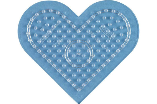 Hama stiftplade hjerte lille 8,5x7,5cm TR