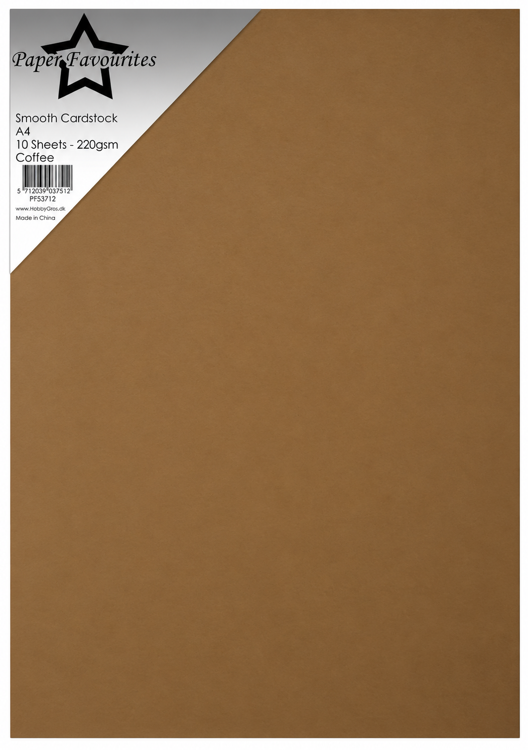 Paper Favourites Smooth Cardstock "Coffee"